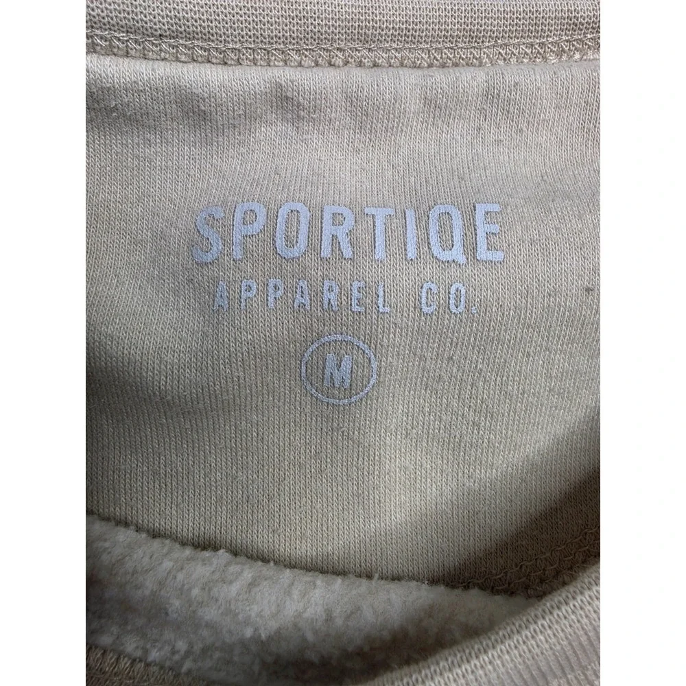 Sportiqe Apparel Co. Toronto Raptors Basketball Sweatshirt Men's Medium Beige